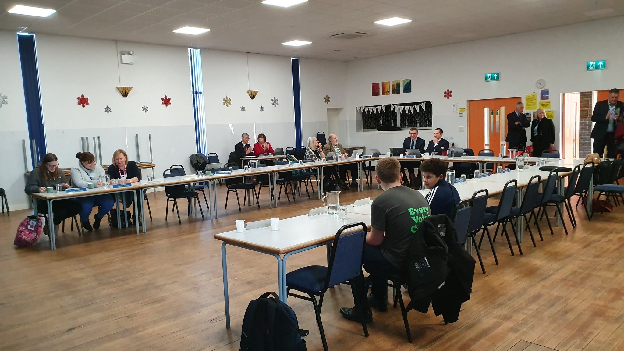 Young Healthwatch at kettering general hosptial meeting