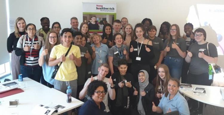 young people at 15 steps training
