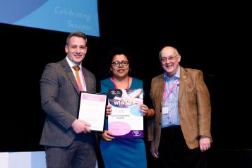 Esther Stimpson and James Allan at Penna Awards