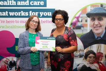 Jo and Esther at Awards 2019