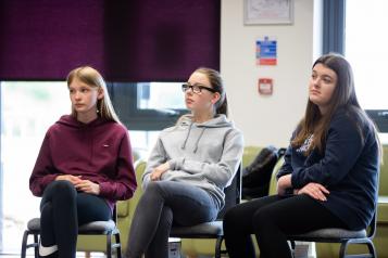 Young people meeting