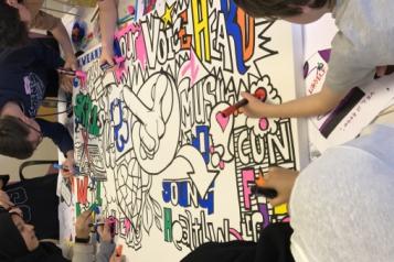 young healthwatch colouring artwork Nene Whitewater Centre