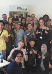 young people at 15 steps training
