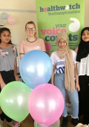 Young Healthwatch at relaunch event