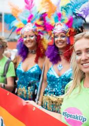 Volunteers at Pride