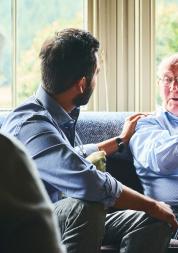 Man in a care home